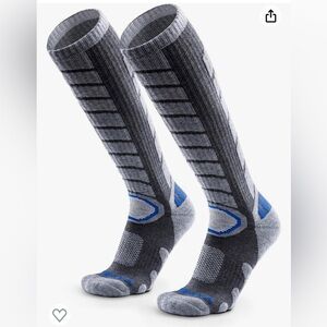WEIERYA Ski Socks XL Retro Blue NEW 2